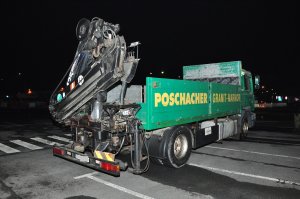 Samochód ciężarowy zatrzymany na przejściu granicznym w Korczowej 