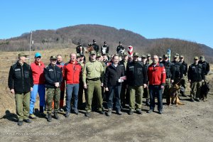 Wspólne szkolenie funkcjonariuszy Bieszczadzkiego Oddziału SG i GOPR-u w Bieszczadach 
