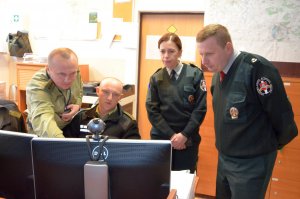 Wizyta litewskich funkcjonariuszy na granicy 