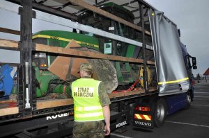 Ciągnik rolniczy John Deere zatrzymany w PSG w Korczowej 