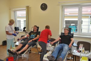 Funkcjonariusze z PSG w Horyńcu - Zdroju honorowo oddali krew 