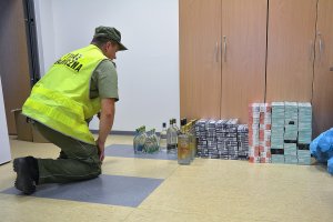 Papierosy zatrzymane przez funkcjonariuszy z PSG w Lubaczowie 