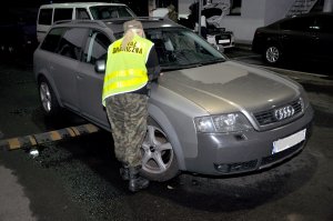 Samochód zatrzymany na przejściu granicznym w Korczowej 