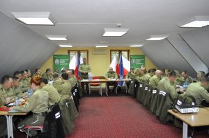Odprawa służbowa kadry kierowniczej w Bieszczadach 