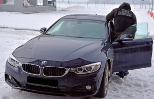 luksusowe BMW zatrzymane w Budomierzu 