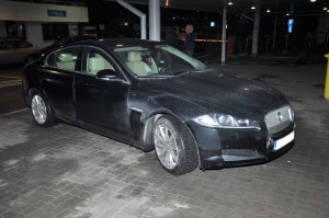 Jaguar skradziony w Bułgarii 