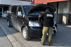 Volkswagen Transporter zatrzymany w Korczowej 