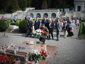 uroczystości na Cmentarzu Orląt Lwowskich 