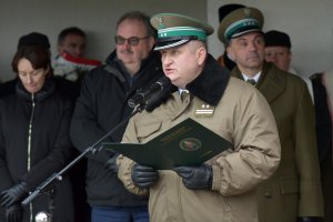 Komendant Placówki SG w Korczowej ppłk SG Bogusław Czternastek 