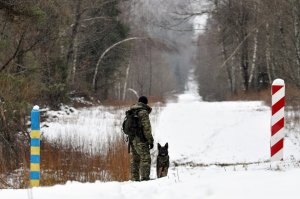 patrol SG na granicy z Ukrainą 