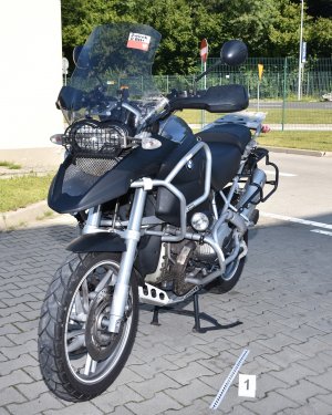 skradziony we Francji motocykl BMW 