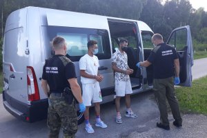 imigranci zatrzymani przez funkcjonariuszy z PSG w Lubaczowie 