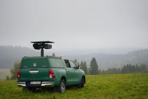 Pojazd obserwacyjny w Bieszczadach 