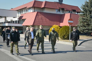Wizyta na przejściu granicznym w Korczowej 