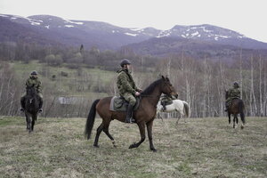Konie w Bieszczadzkim Oddziale Straży Granicznej 