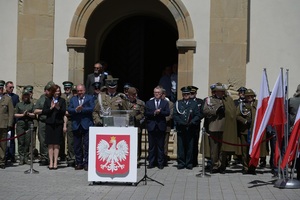 Uroczystość w Krasiczynie, gen. bryg. SG Andrzej Popko 