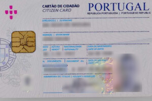 Zatrzymany portugalski dowód osobisty 