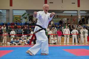 mjr SG Artur Krytak funkcjonariusz z pasją do karate 
