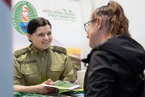 Bieszczadzki Oddział Straży Granicznej na targach pracy w Przemyślu 