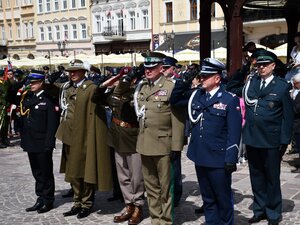 Obchody Święta Konstytucji 3 maja w Rzeszowie (fot. Policja podkarpacka) 