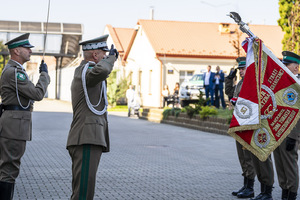 Uroczystośc ślubowania w komendzie BiOSG 