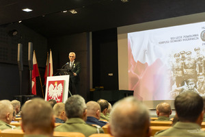 uroczysta zbiórka w przemyskim muzeum w związku z otwarciem wystawy 