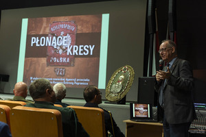 uroczysta zbiórka w przemyskim muzeum w związku z otwarciem wystawy 