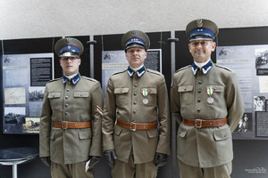 uroczysta zbiórka w przemyskim muzeum w związku z otwarciem wystawy 