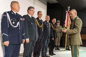 uroczysta zbiórka w przemyskim muzeum w związku z otwarciem wystawy 