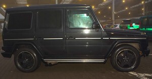 Zatrzymany Mercedes G500 - PSG w Medyce