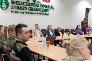 Delegacja PANS w Jarosławiu gościła w Bieszczadzkim Oddziale Straży Granicznej