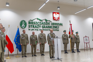 święto patrona BiOSG uroczystość w komendzie oddziału. Wręczanie odznaczeń i wyróżnień