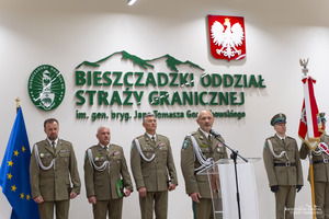 święto patrona BiOSG uroczystość w komendzie oddziału. Wręczanie odznaczeń i wyróżnień