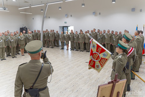 Święto Patrona BiOSG uroczystość w komendzie oddziału. Wręczanie odznaczeń i wyróżnień