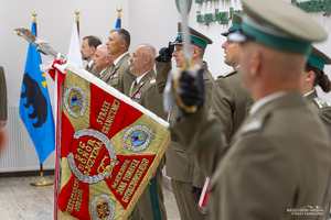 święto patrona BiOSG uroczystość w komendzie oddziału. Wręczanie odznaczeń i wyróżnień