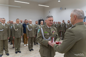 święto patrona BiOSG uroczystość w komendzie oddziału. Wręczanie odznaczeń i wyróżnień