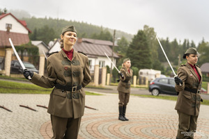 Prezentacja musztry klasy mundurowej z Rymanowa