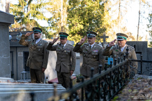Delegacja Bieszczadzkiego Oddziału SG oddała hołd zmarłym