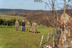 Delegacja Bieszczadzkiego Oddziału SG oddała hołd zmarłym
