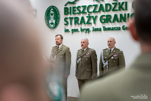 Uroczysta zbiórka w komendzie BIOSG