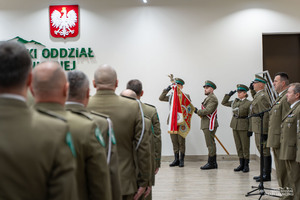 Uroczysta zbiórka w komendzie BIOSG