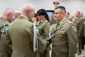 Uroczysta zbiórka w komendzie BIOSG