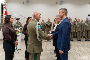 Uroczysta zbiórka w komendzie BIOSG