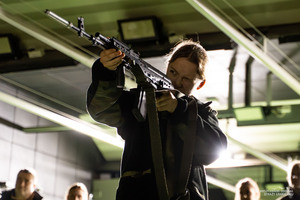 Uczniowie klasy mundurowej dynowskiego liceum poznawali realia służby w Bieszczadzkim Oddziale SG.