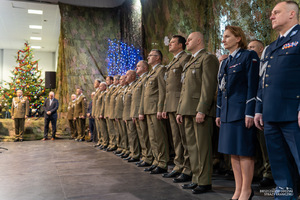 Świąteczne spotkanie mundurowych