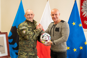 Szymon Marciniak z wizytą w komendzie BiOSG