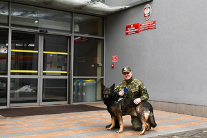 Funkcjonariusz z placówki SG w Lubaczowie