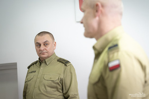 wprowadzenie w obowiązki służbowe nowego naczelnika Komendanta Placówki (Stuposiany)