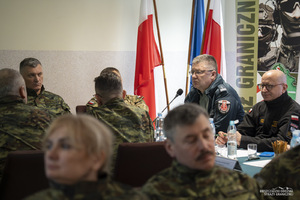 Odprawa roczna Bieszczadzkiego Oddziału SG w Ustrzykach Górnych