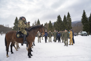 Odprawa roczna Bieszczadzkiego Oddziału SG w Ustrzykach Górnych